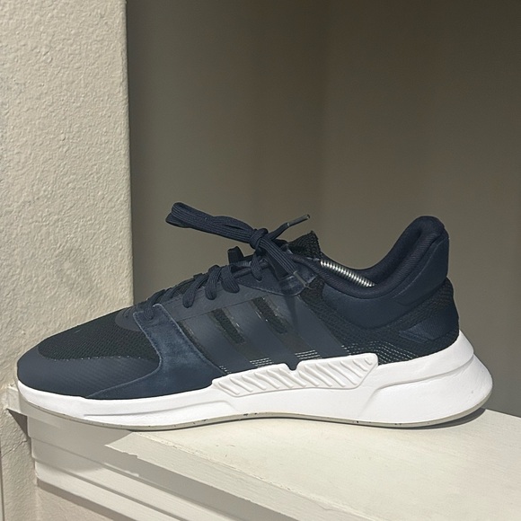 Adidas Run 90S Dark Blue/White EF8044 Retro Sneakers Men's Sz 13 - Picture 3 of 9